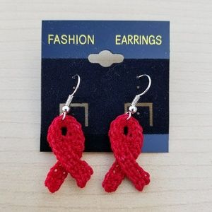 Red awareness ribbon